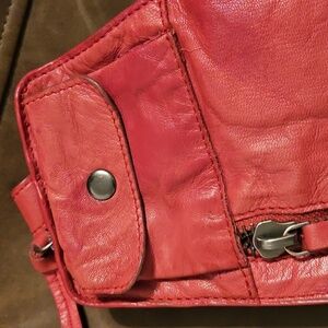 Free People Red Crossbody Bag
